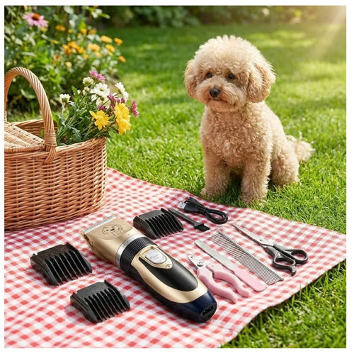 Mașină de Tuns Animale fară Fir Mellow - Baterie 1200 mAh, 4 Ore Autonomie, Lame Ceramice, Motor Silențios 60 dB, 4
Distanțiere și Accesorii Complete: Îngrijire Profesionala și Confort pentru Companionul
Tău