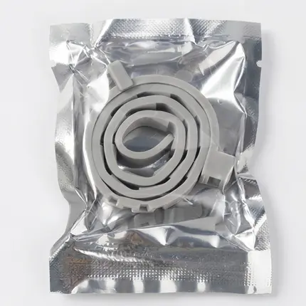 Zgardă Antiparazitară LittleDomi pentru Câini și Pisici, Protecție Naturală 8 Luni, Impermeabilă, Gri